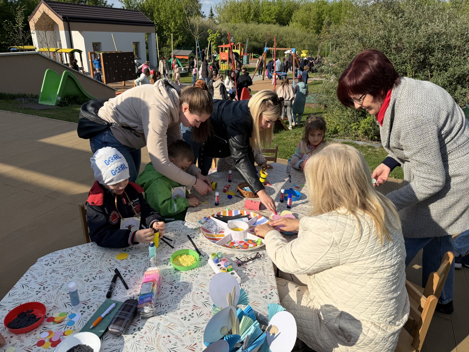 Vidám-zöld délután a református oviban