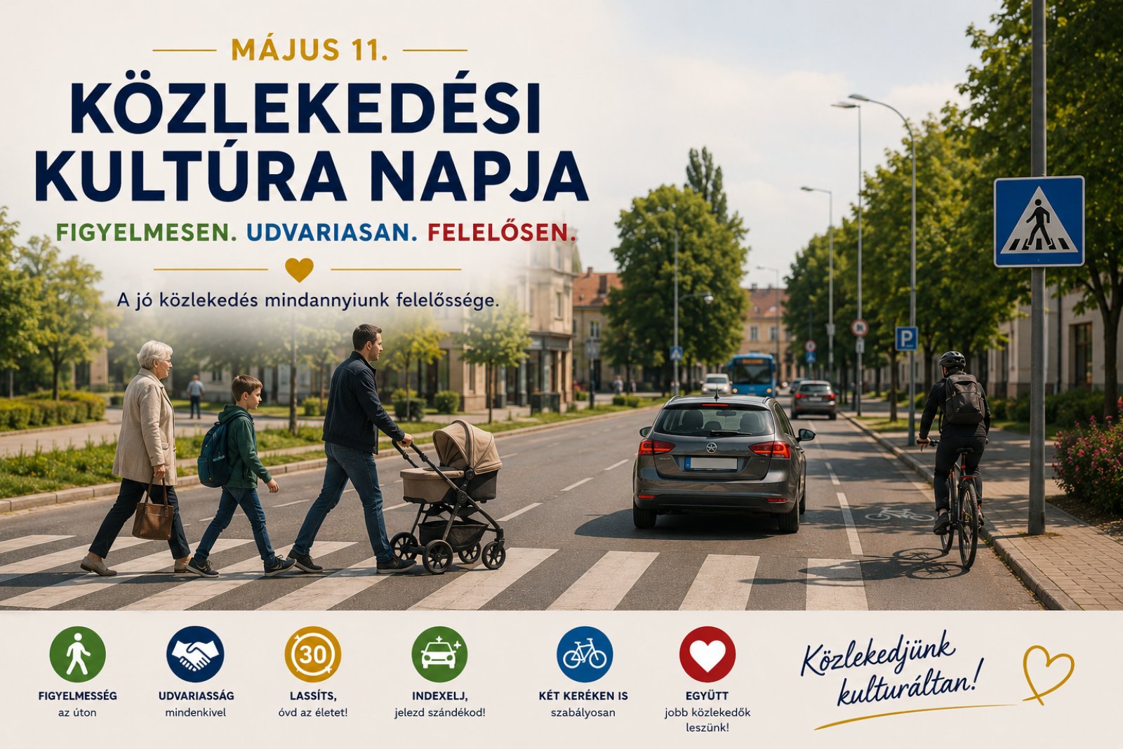 Közlekedési kultúra a mindennapokban