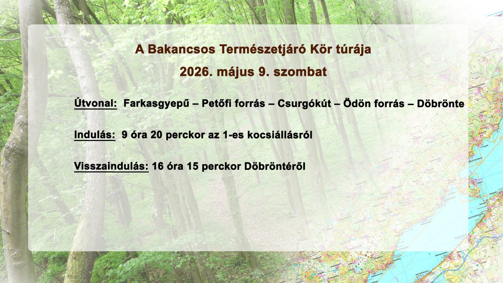 A Bakancsos Természetjáró Kör túrája 