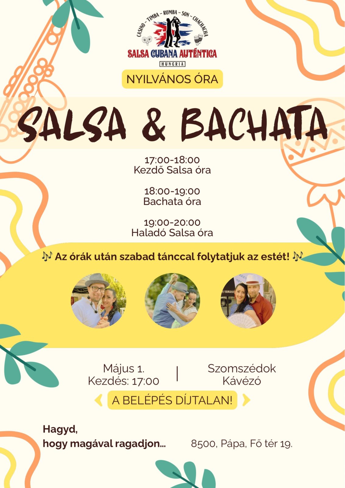 Nyilvános SALSA & BACHATA óra