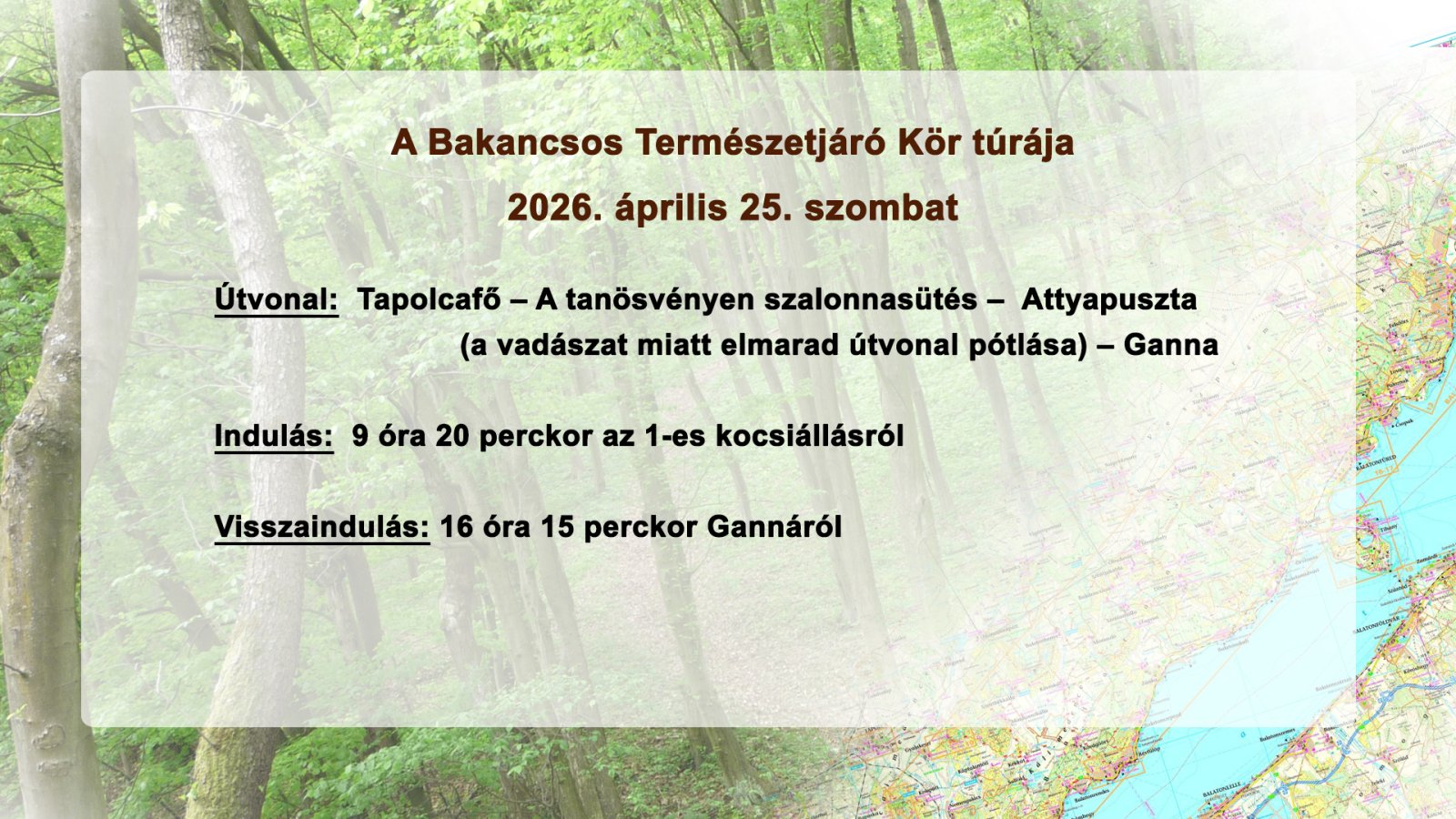 A Bakancsos Természetjáró Kör túrája 