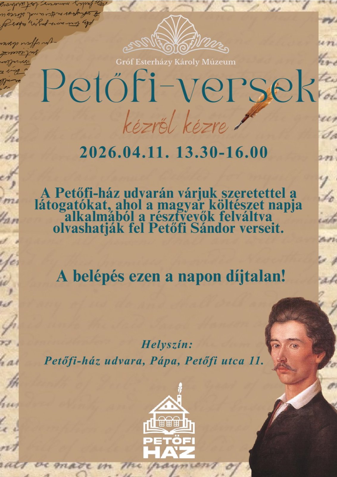Petőfi-versek kézről kézre