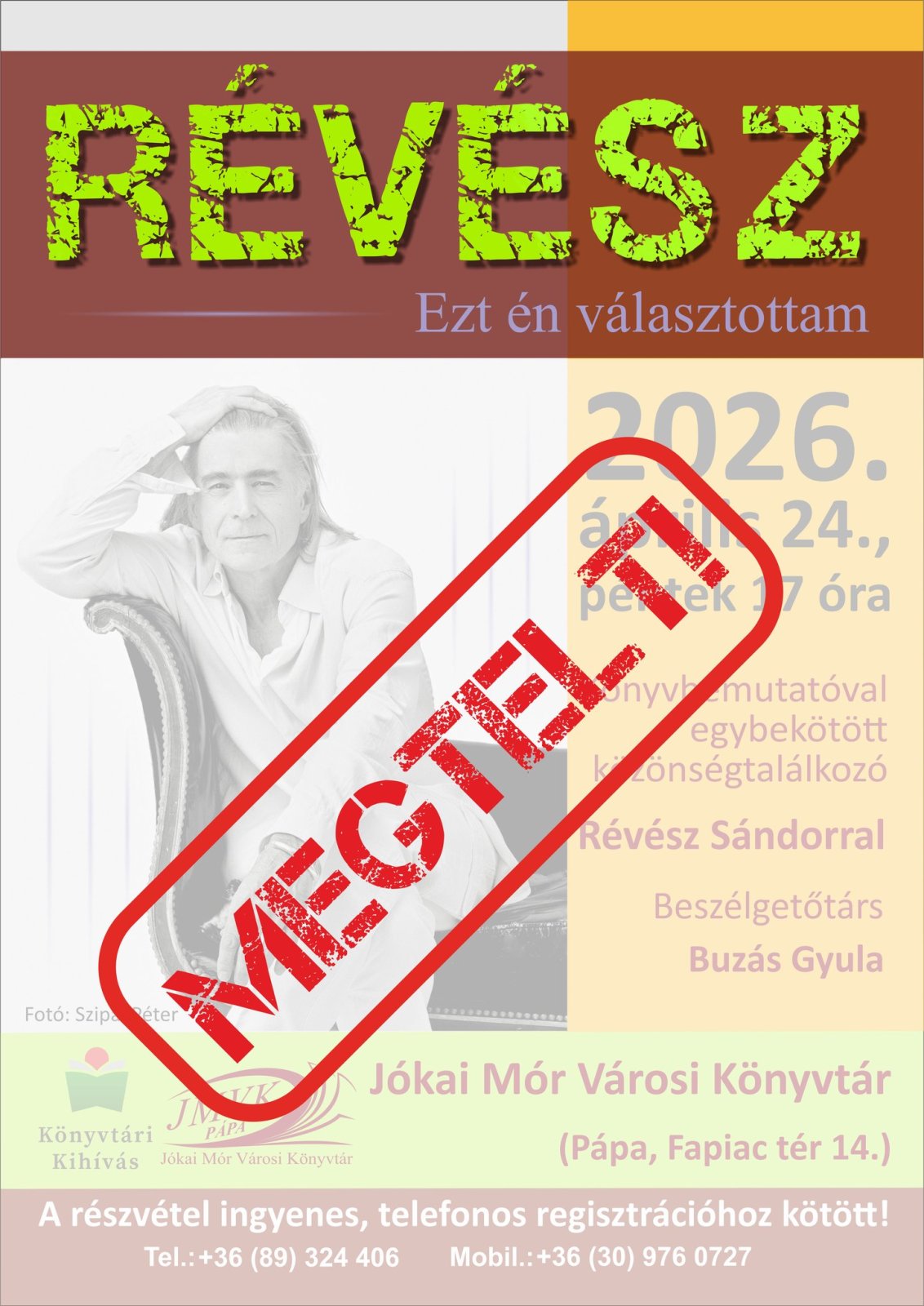 Közönségtalálkozó Révész Sándorral