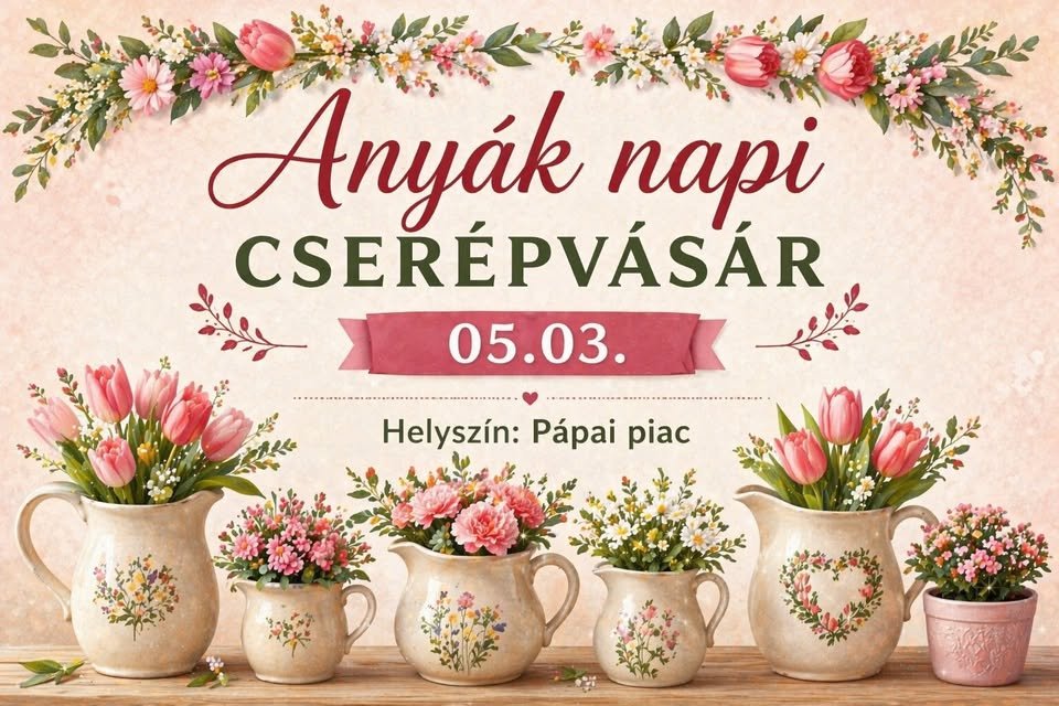 Anyák napi cserépvásár