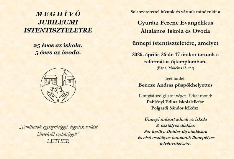 Jubileumi istentisztelet