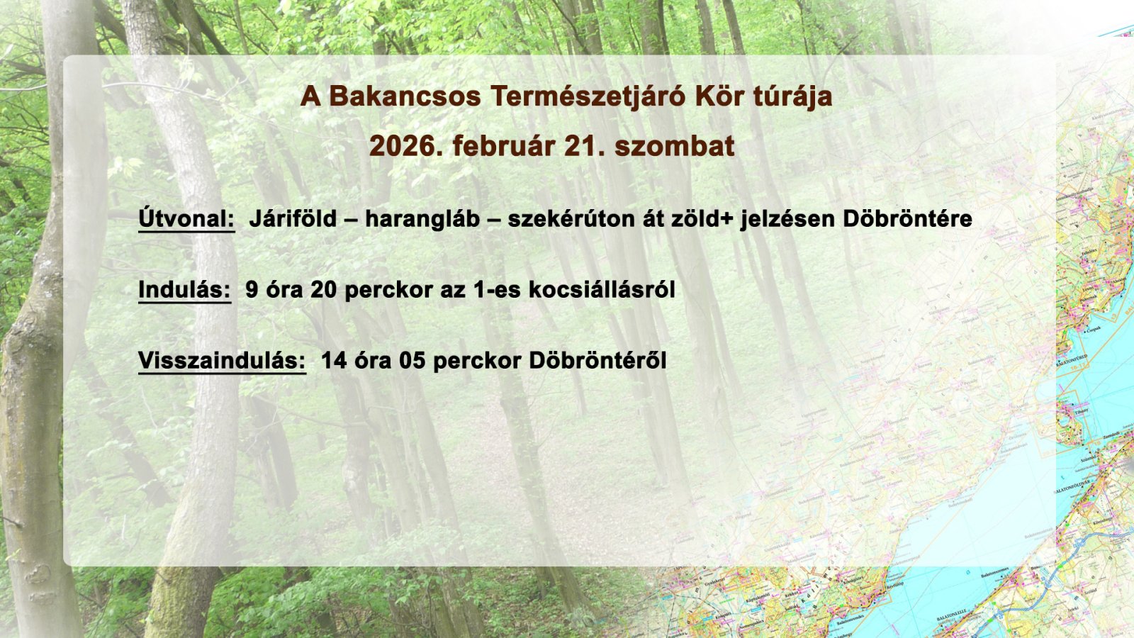 A Bakancsos Természetjáró Kör túrája 