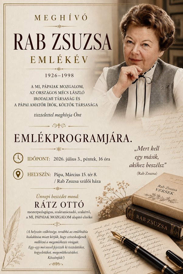 Rab Zsuzsa emlékév
