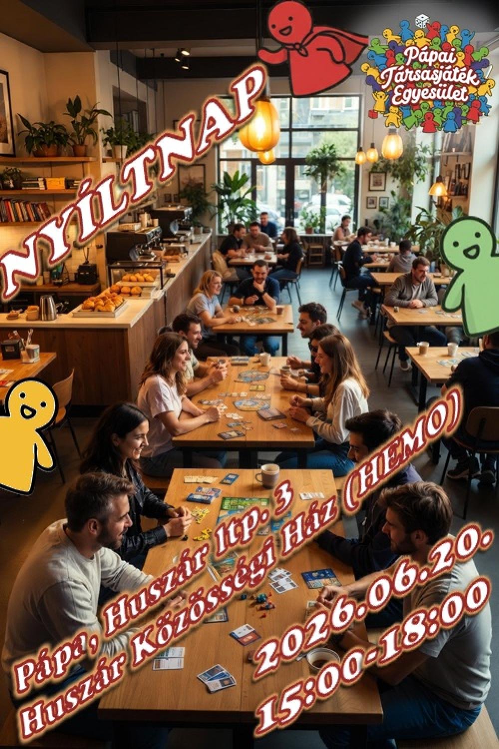 Társasjáték nyílt nap