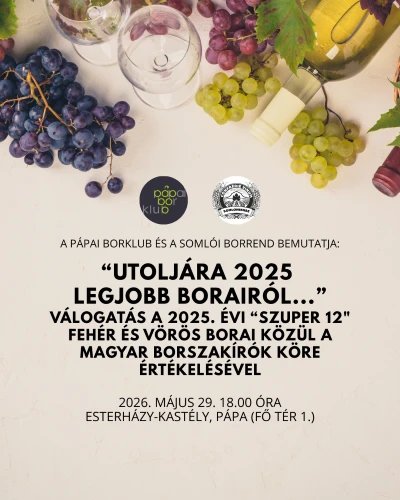 Utoljára 2025 legjobb borairól...
