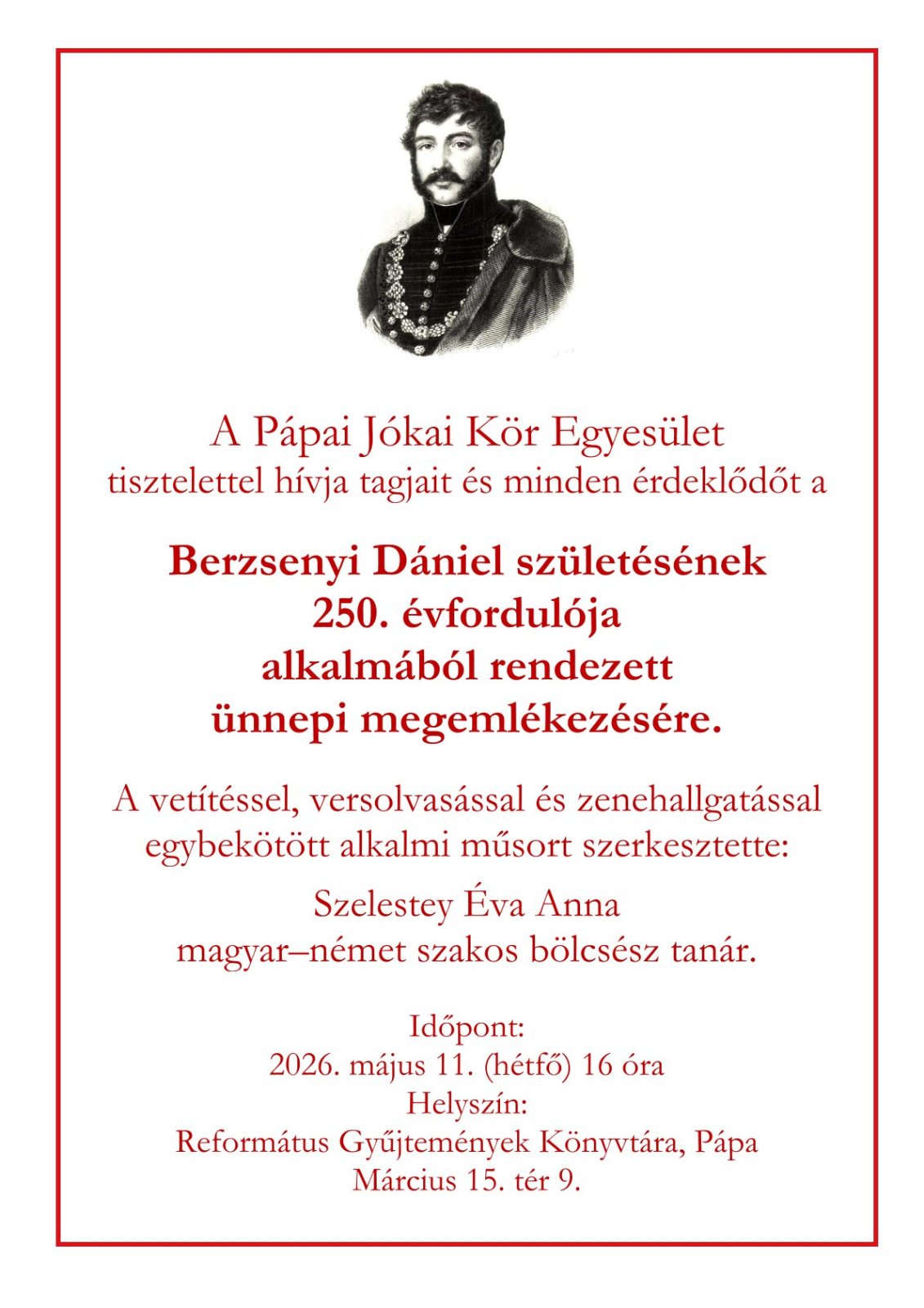 Ünnepi megemlékezés