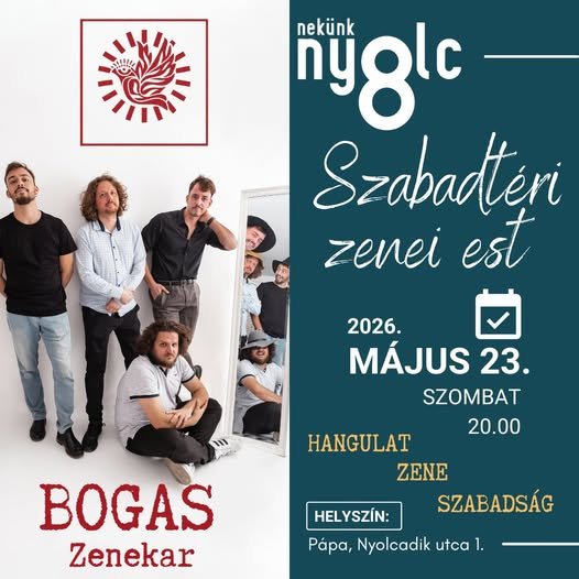 Szabadtéri est - BOGAS zenekar
