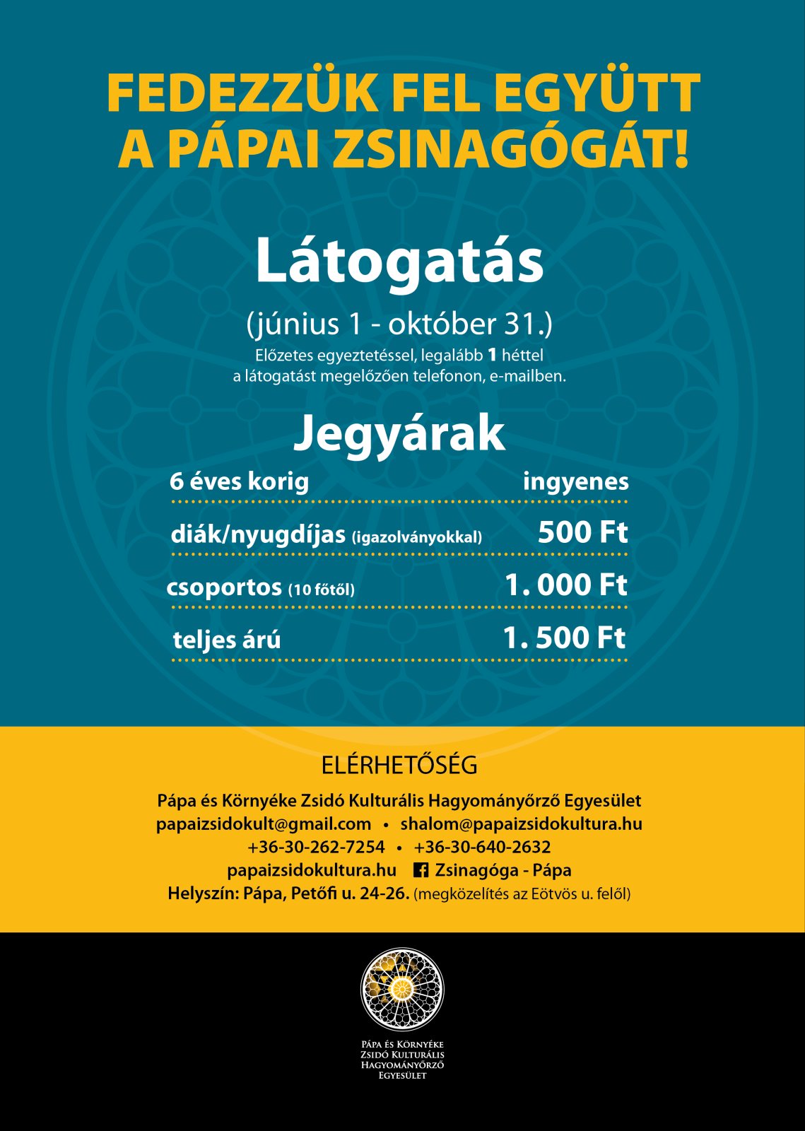 Fedezzük fel együtt a Zsinagógát!