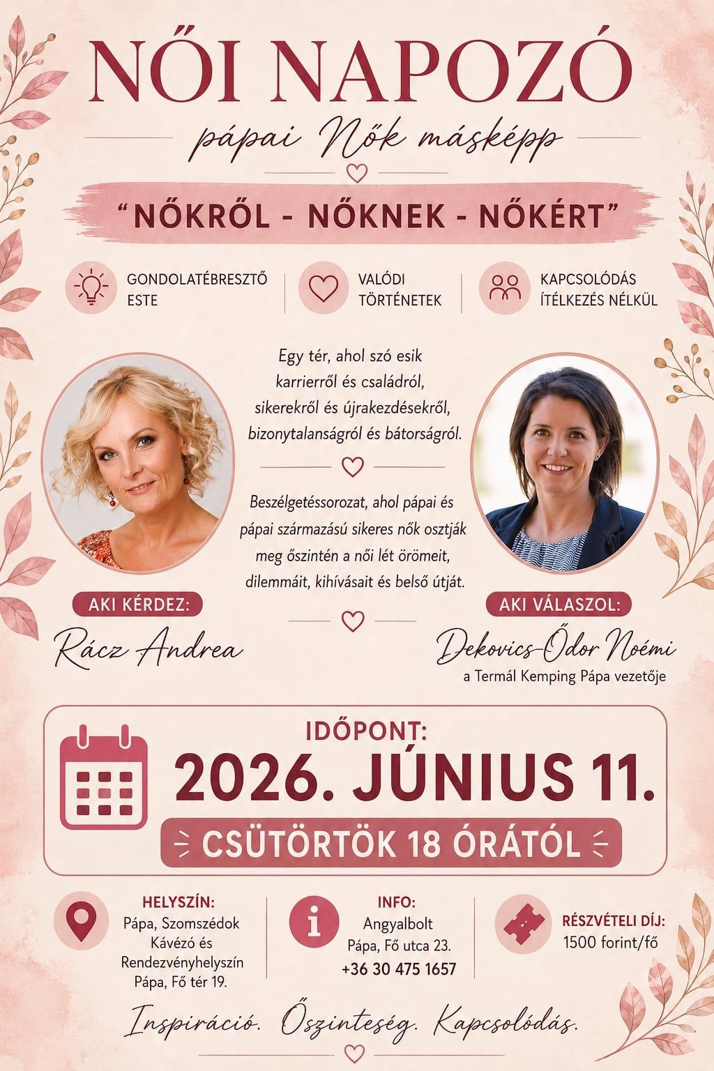 Női napozó - a pápai Nők másképp